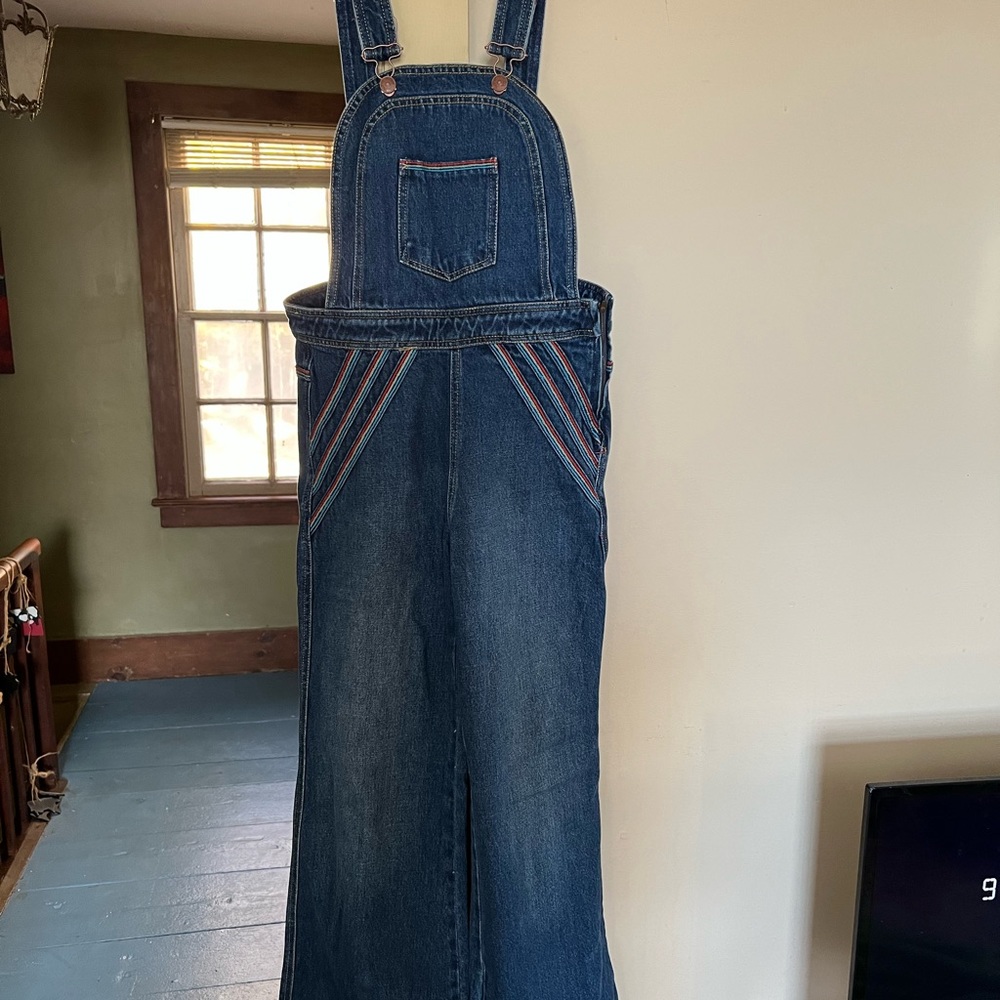 FREE PEOPLE. Over the Rainbow overalls